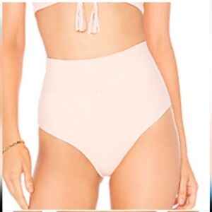 Montce Swim High-Waisted Nude Bikini Bottom, size S, NWT